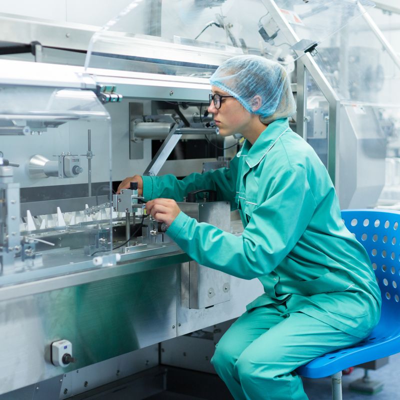Manufactura especializada de dispositivos médicos en entorno de producción controlado